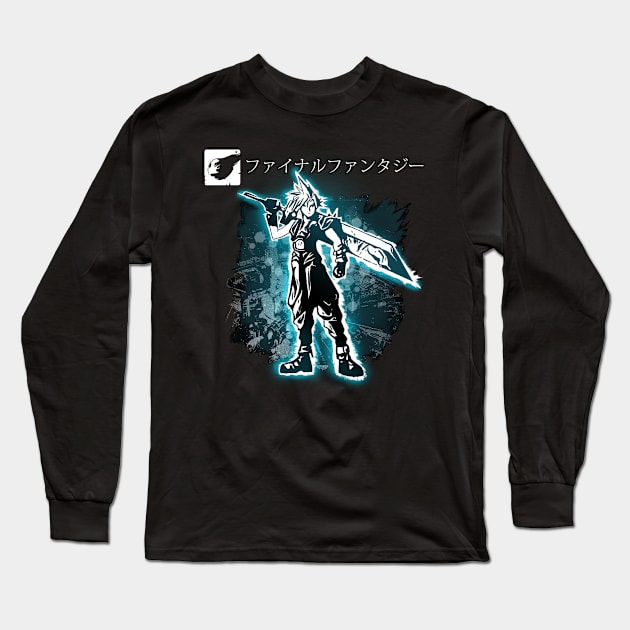 Shinra Cloud Long Sleeve T-Shirt by dankdesigns